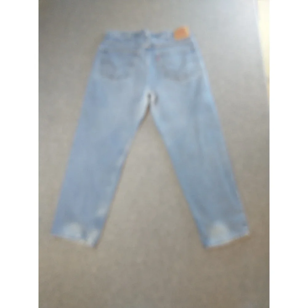 Levis 550 Relaxed Fit Mens Light Wash Blue Denim Jeans W36 L29 Vintage Style